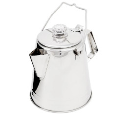 Prekvapkávač kávy GSI Outdoors Glacier Stainless 8 Cup Percolator strieborná