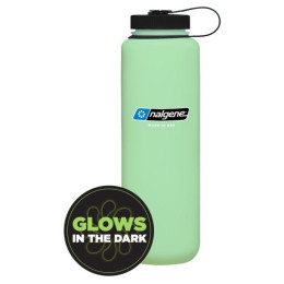 Fľaša Nalgene Wide Mouth Sustain Silo 1500 ml svetlozelená Glow