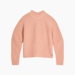 Dámsky sveter Roayal Robins W Rockcraft Mock Neck ružová Sea Blush Htr