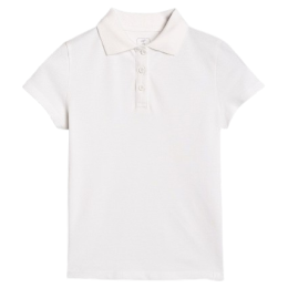 Detské tričko 4F Polo Shirt F613 biela WHITE