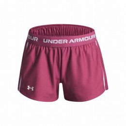 Detské kraťasy Under Armour G Tech Play Up Short-RED tmavofialová/ružová Red