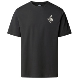 Pánske tričko The North Face U Powder Days Relaxed S/S Tee-Graphic tmavosivá Asphalt Grey