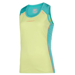 Dámske tielko La Sportiva Tracer Tank W zelená Green Banana/Lagoon