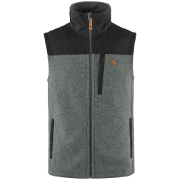 Pánska vesta Fjällräven Buck Fleece Vest M sivá Grey-Melange