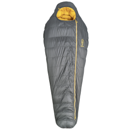 Páperový spacák Patizon D 290 S (156-170 cm) žltá/zelená Green / Gold