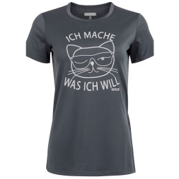 Dámske tričko Regatta Wmn Fingal Slogan sivá