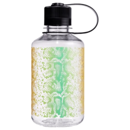 Fľaša Nalgene Narrow Mouth Animal Print 500 ml zelená/žltá Clear Rainbow Snake