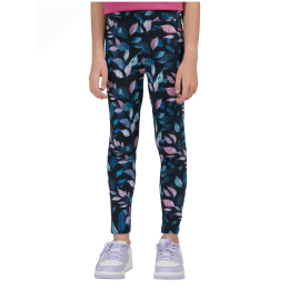 Detské legíny 4F Tights Cas F314 modrá/ružová Multicolour Allover