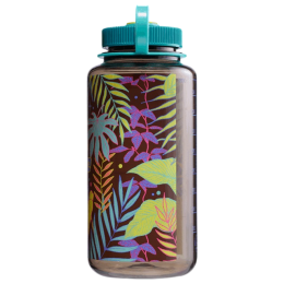 Fľaša Nalgene Wide Mouth Psychedelic Botanical 1000 ml zelená/modrá Woodsman/Botanical Ferns