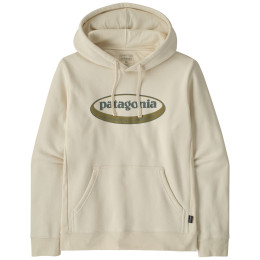 Pánska mikina Patagonia Men's '95 Oval Logo Uprisal Hoody biela Birch White