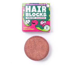Šampón Shower Blocks Solid Shampoo - Mint & Grapefruit červená