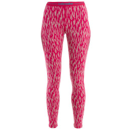 Dámske legíny Icebreaker W Mer 260 Vertex Legging Macro Forms ružová