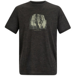 Pánske tričko Regatta Fingal tmavosivá Ash Marl