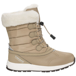 Detské zimné topánky Viking Outdoor Footwear Equip Warm WP Zip Dark Natural hnedá Dark Natural