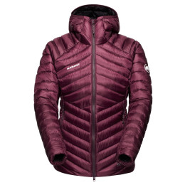 Dámska bunda Mammut Broad Peak IN Hooded Jacket Women fialová 3808 vin-black