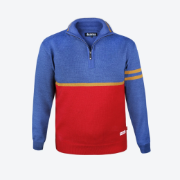 Sveter Kama 4072 modrá denim blue