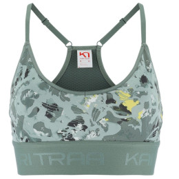Športová podprsenka Kari Traa Var Printed zelená Murk