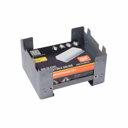 Liehový varič Esbit Pocket Stove 6 x 14 g sivá silver