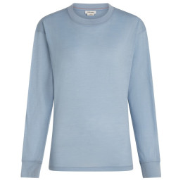 Dámske funkčné tričko Icebreaker Women Mer 150 Tech Lite LS Relaxed Tee svetlomodrá Zinc Blue
