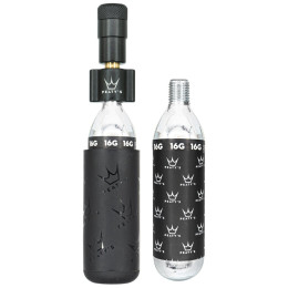 Pumpička Peaty´s Holeshot Co2 Pumpa + Bombičky 2 Ks - Road & Gravel čierna black
