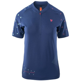 Dámsky cyklistický dres Radvik Delta LDS modrá Medieval Blue/Azalea