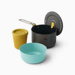 Sada riadov Sea to Summit Frontier UL One Pot Cook Set 1P 3 Piece 1.3L modrá/žltá