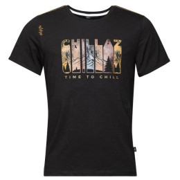 Pánske tričko Chillaz Time to Chill čierna black