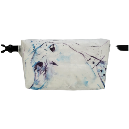 Ľadvinka High Tail Designs Fanny Pack v1.5 Curious Hawk biela/modrá Curious Hawk