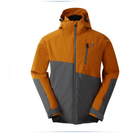 Pánska lyžiarska bunda Dare 2b Halfpipe III Jacket čierna/oranžová Pumpkin Spice/Iron Gate