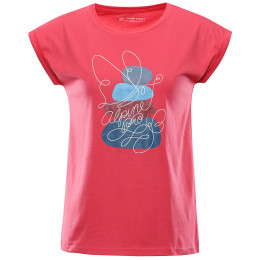 Dámske tričko Alpine Pro Okina ružová rouge red