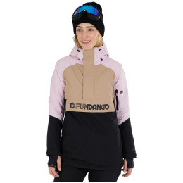 Dámska zimná bunda Fundango Birch ECO Logo Anorak hnedá walnut