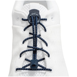 Šnúrky do topánok Lock Laces Original tmavomodrá Navy