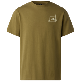 Pánske tričko The North Face Camping Relaxed Short Sleeve Tee-Graph béžová Cedar