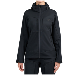 Dámska softshellová bunda 4F Softshell Jacket F628 čierna Deep Black