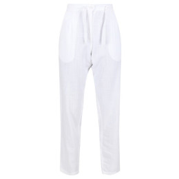 Dámske nohavice Regatta Maida Trousers biela White