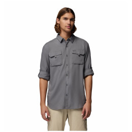 Pánska košeľa Columbia Silver Ridge™ Utility II LS Shirt sivá City Grey