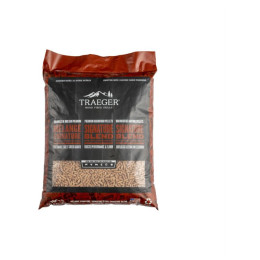 Pelety Traeger FSC SIGNATURE BLEND PELLETS hnedá