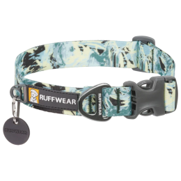 Obojok pre psa Ruffwear Front Range™ Collar Hraško. zelená/tm. zelená Sweeping Sage