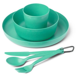 Jedálenský set Sea to Summit Camp Dinnerware Set - 6 pcs zelená Cabbage