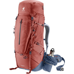 Turistický batoh Deuter Aircontact X 60+15 SL červená/modrá redwood-ink