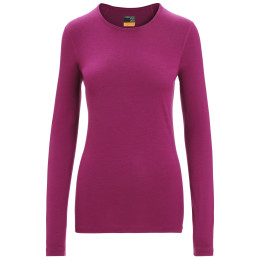 Dámske funkčné tričko Icebreaker 200 Oasis LS Crewe vínová Go Berry