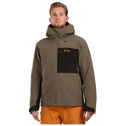 Pánska lyžiarska bunda Kilpi Flip-M khaki KHK