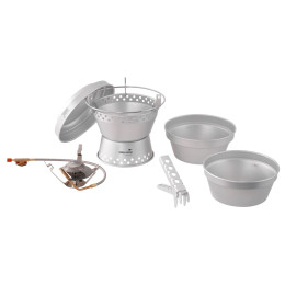 Set riadov a horákov Easy Camp Storm Cooker & Stove set strieborná Silver