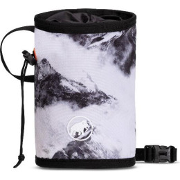 Vrecko na magnézium Mammut Gym Print Chalk Bag sivá/biela 00648 - alpine AOP