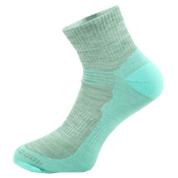 Ponožky Zulu Merino Lite tyrkysová turquoise/grey