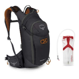 Cyklistický batoh Osprey Salida 12L čierna space travel grey