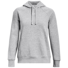 Dámska mikina Under Armour Rival Fleece Hoodie sivá Mod Gray Light Heather / / White