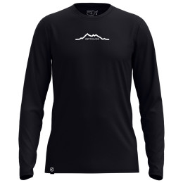 Pánske tričko Ortovox 150 Cool Mountain Long sleeve čierna Black Raven
