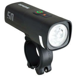 Predné svetlo Sigma Aura 50 čierna black