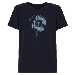 Pánske tričko E9 70S Men's tmavomodrá Persian Blue